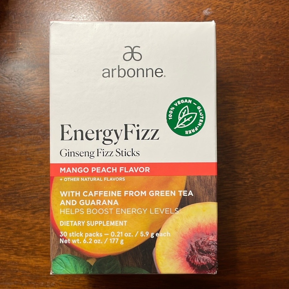 Arbonne Mango Peach Energy Fizz
